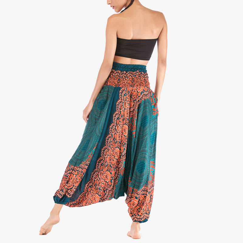 BWOOOH printed harem pants - Two Style Wear Round Geometric Pattern L