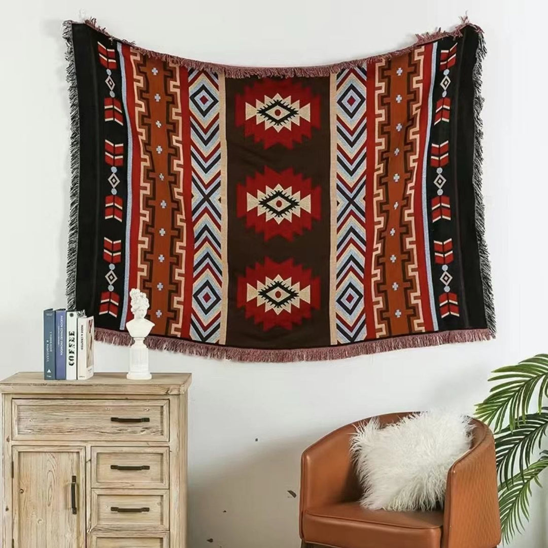 BWOOOH Geometric Warm Comfortable Camping Home Office Bed