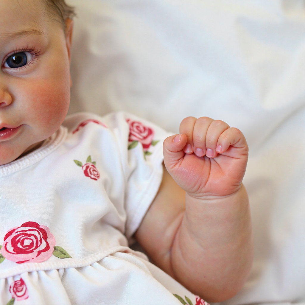 [New] 20" Reborn Toddler Realistic Baby Doll Girl Lakin with Brown Hair Special Gifts For Chirdren