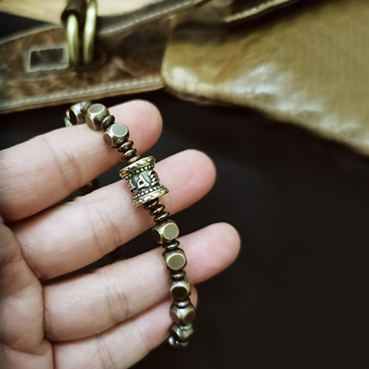 BWOOOH "Wishing You Balance and Strength" Brass Amulet Br