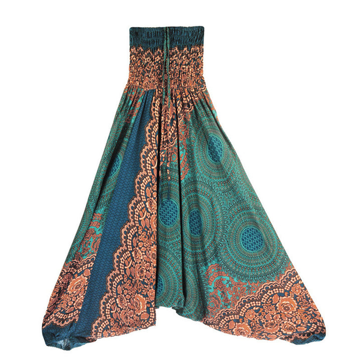 BWOOOH printed harem pants - Two Style Wear Round Geometric Pattern L