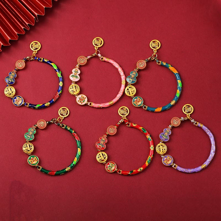 BWOOOH Tibetan Gourd Fortune Happiness Lion Wealth Luck Bracelet