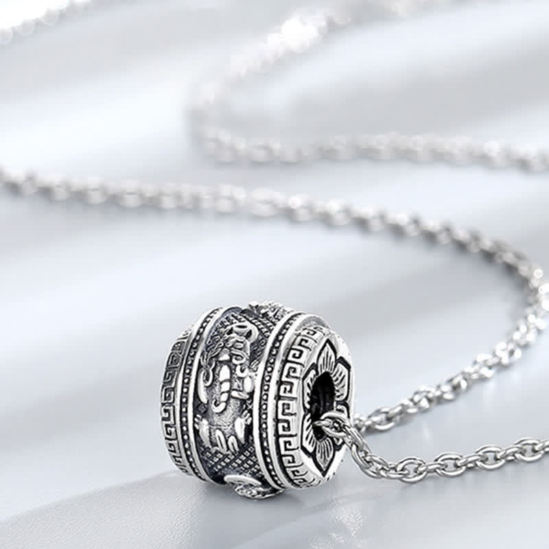 BWOOOH PiXiu Luck Wealth Rotatable Necklace Pendant