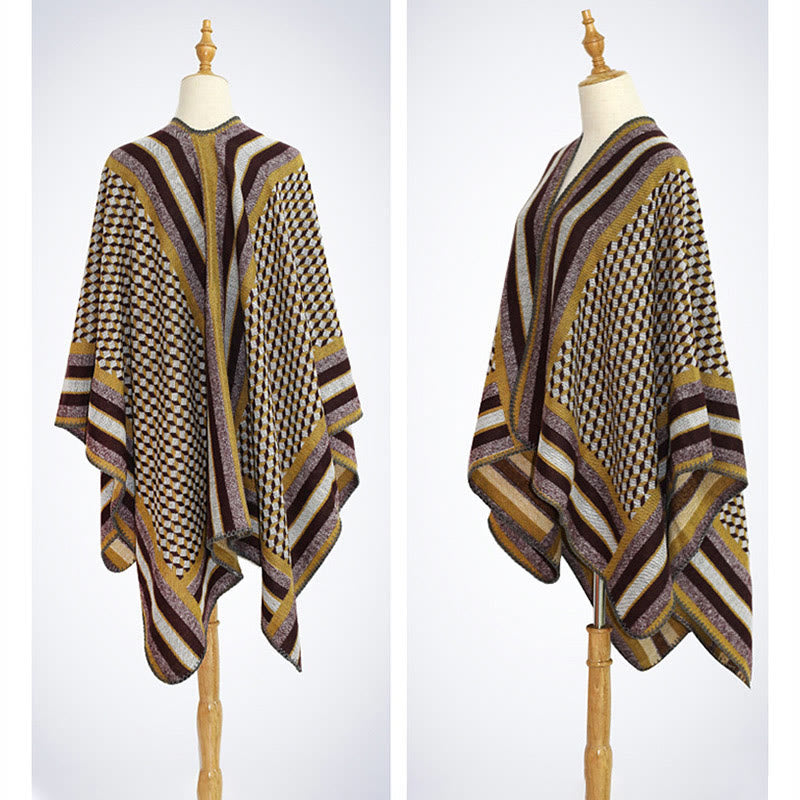 BWOOOH Tibetan Shawl Classic Pattern Winter Cozy Warm Tra