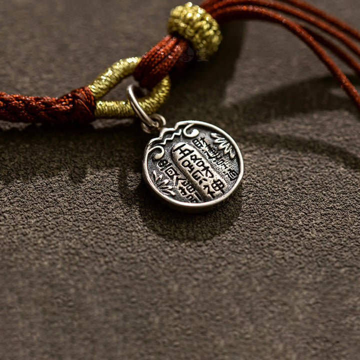 BWOOOH Handmade 925 Sterling Silver Five Directions Gods of Wealth Luck Protection Stri | spiritual healing bracelet