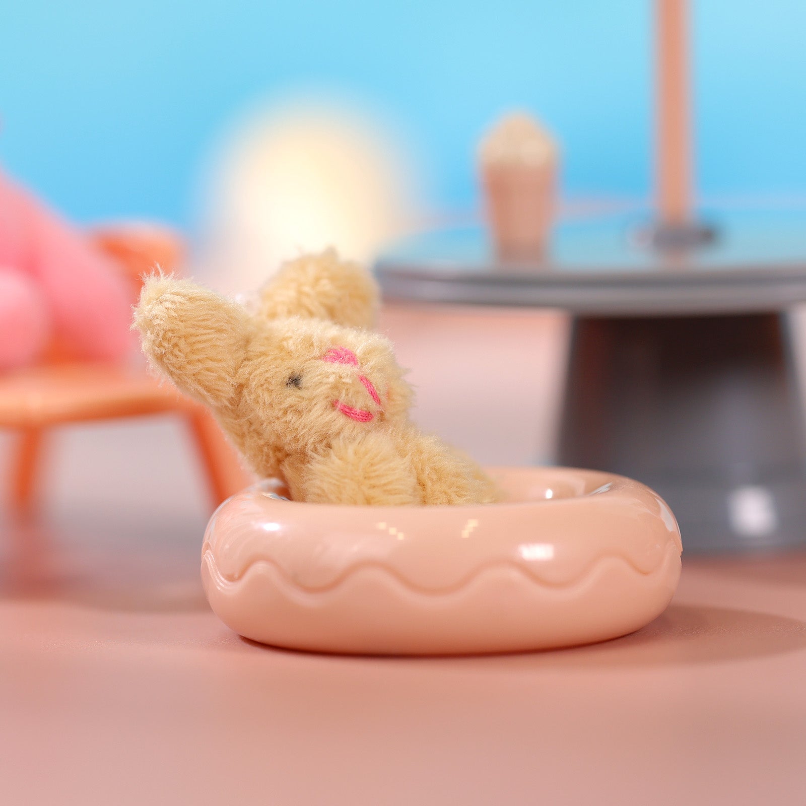 Cute and Mini 3" Silicone Doll Beach Toy Random Accessories Set Suitable for Reborn Baby🏖️