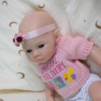 Chloe 12-inch Silicone Realistic Rebirth Doll, Water-safe, with Stretchable Limbs and Soft Touch, a Companion Toy