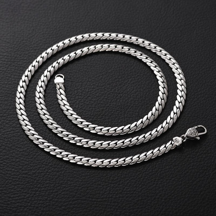 BWOOOH Double Dorje Vajra Strength Punk Copper Chain Bracelet Necklace