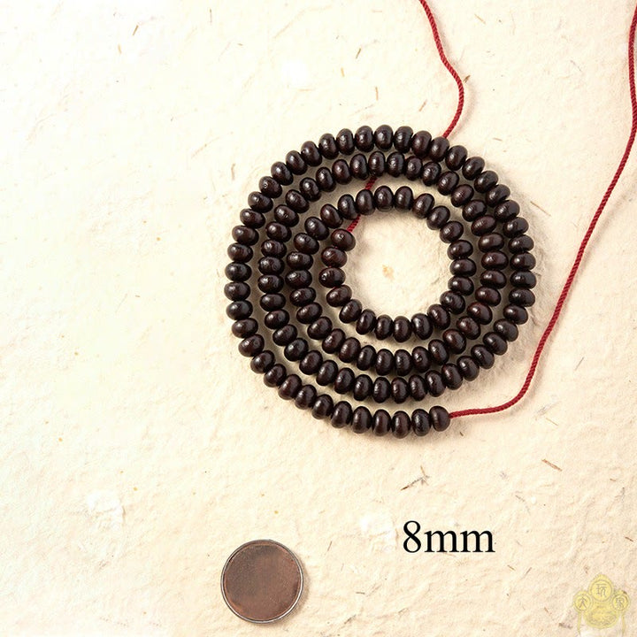 BWOOOH Natural Tibet 108 Mala Beads Purple Bodhi Seed Wealth Bracelet