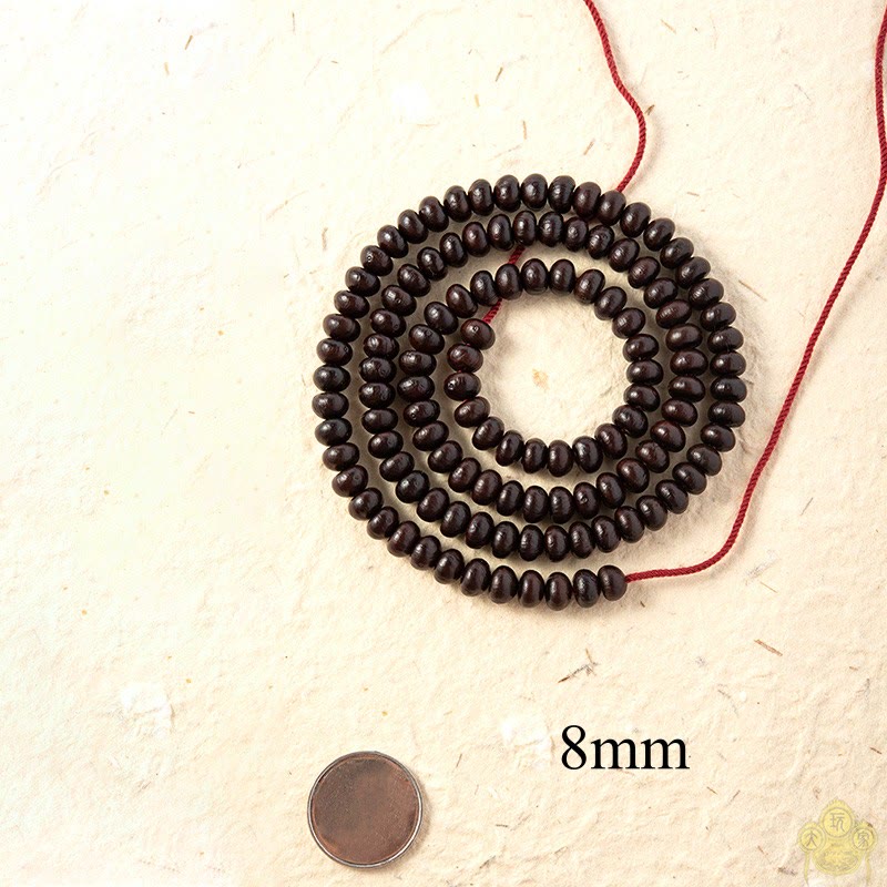 BWOOOH Natural Tibet 108 Mala Beads Purple Bodhi Seed Wealth Bracelet