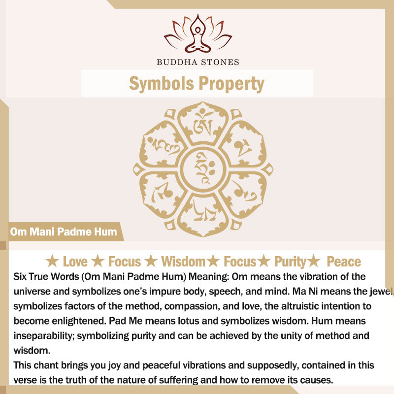 BWOOOH 999 Sterling Silver Om Mani Padme Hum Protection Strength String Bracelet  -  Sterling Silver Tibetan bracelet for sp...