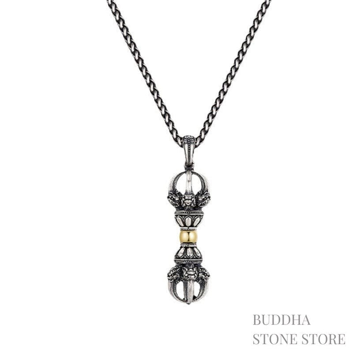 BWOOOH Tibetan Dorje Vajra Design Wealth Necklace Pendant