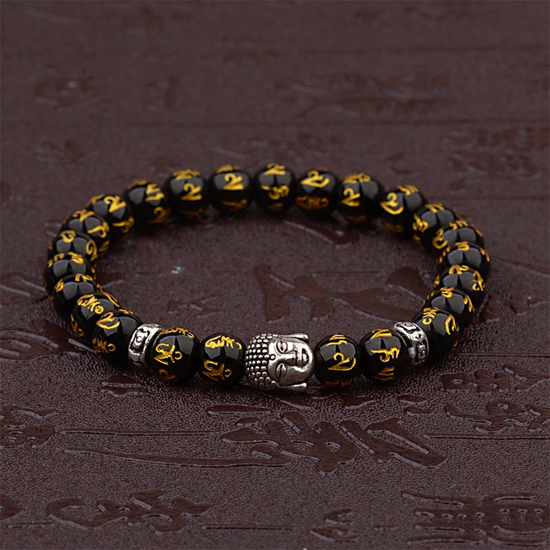 BWOOOH Tibetan Buddha Mantra Amulet Bracelet