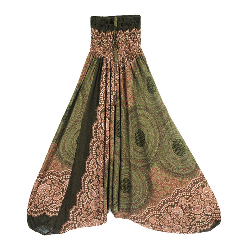 BWOOOH printed harem pants - Two Style Wear Round Geometric Pattern L