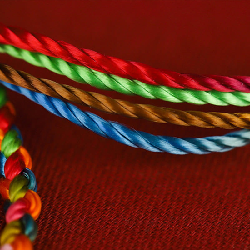 BWOOOH "May all your wishes come true" Lucky Multicolored Bracelet