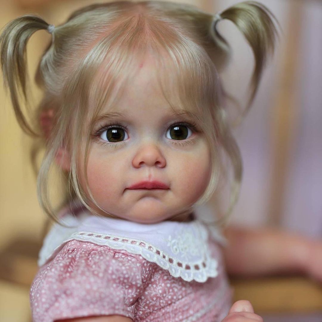 [Dolls with "Heartbeat" and Sound] 12'' & 15'' Awake Maggi Aislinn Realistic Full Body Silicone Reborn Baby Girl With Granny Grey Hair