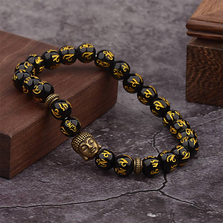 BWOOOH Tibetan Buddha Mantra Amulet Bracelet