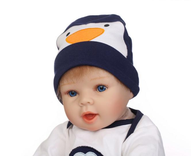 Noah Benjamin 22-inch Realistic Silicone Rebirth Doll - Soft Silicone Material, Taiwanese Acrylic Eyes, Hand-Inserted Mohair, Collector's Edition Doll