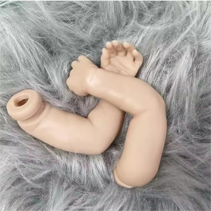 20 Inch Reborn Baby Doll Kit Levi Vinyl Baby Molds Blank Unpainted Unassembled Kit Handmade DIY Toy For Girls LOL