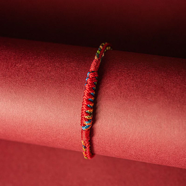 BWOOOH Handmade Five Color Thread Protection Bracelet