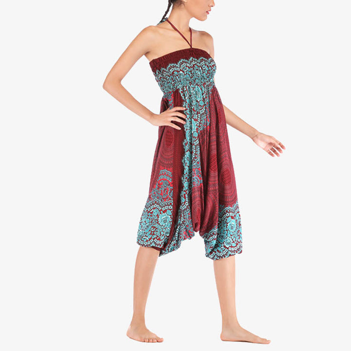 BWOOOH printed harem pants - Two Style Wear Round Geometric Pattern L