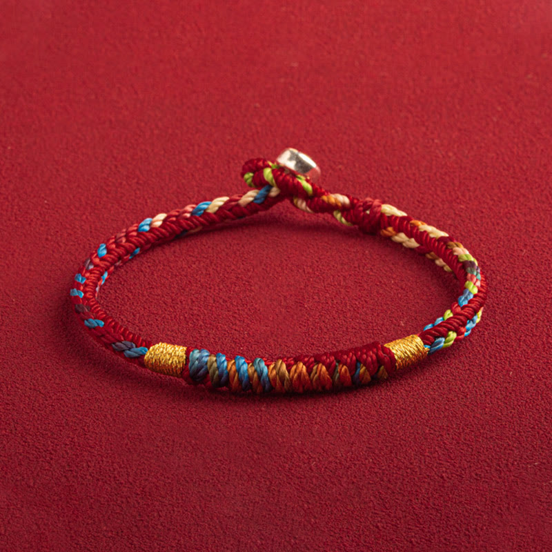 BWOOOH "May You Be Safe And Lucky In The Year Ahead" Multicolored Bracelet