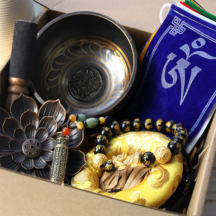 BWOOOH Tibetan Om Mani Padme Hum Gift Bundle