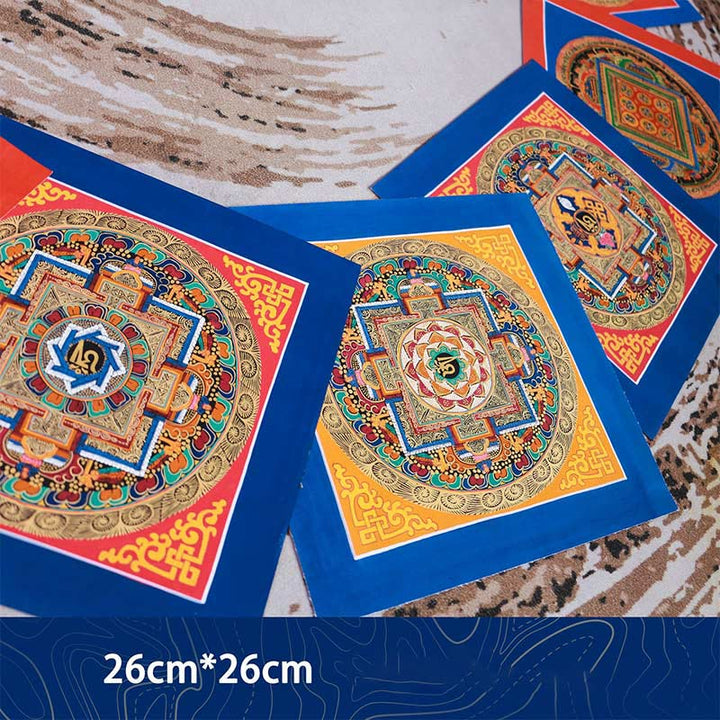BWOOOH Tibetan thangka Buddhist painting - Tibetan Handmade Thangka Painting B