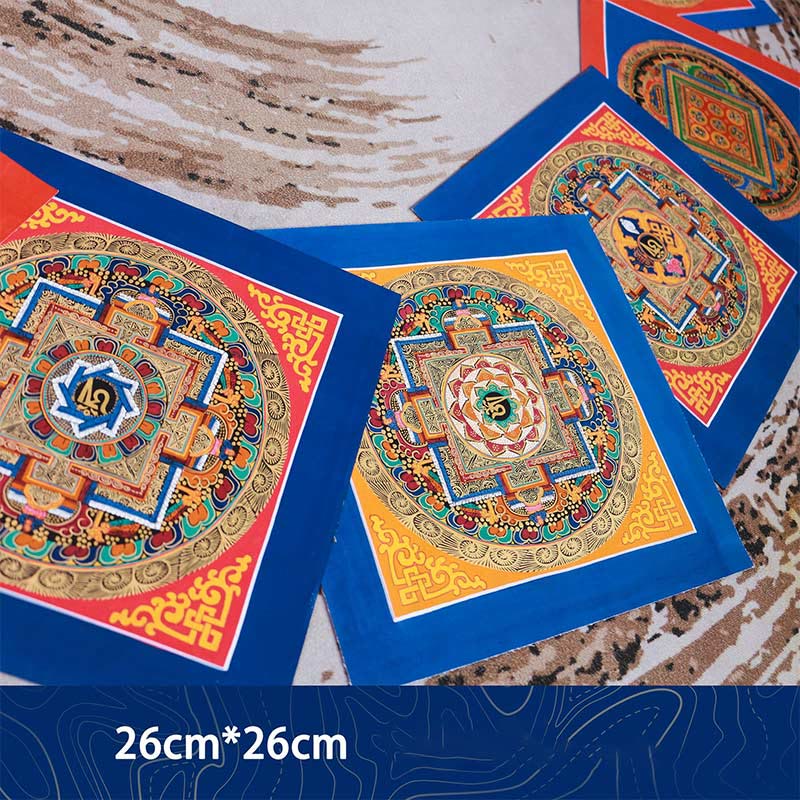 BWOOOH Tibetan thangka Buddhist painting - Tibetan Handmade Thangka Painting B