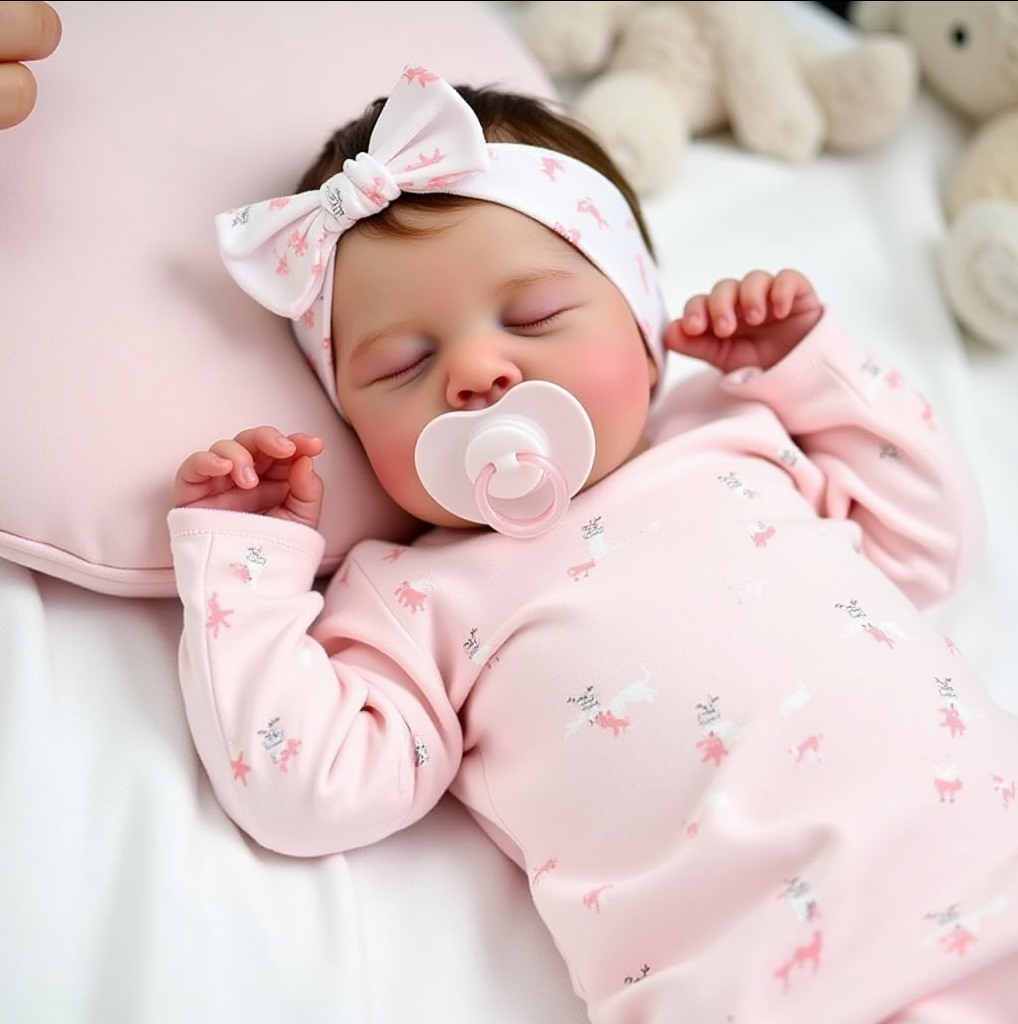 [New] 20" Cute Realistic Handmade Sleeping Girl Reborn Baby Doll Corina,Play with Children