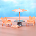 Cute and Mini 3" Silicone Doll Beach Toy Random Accessories Set Suitable for Reborn Baby🏖️