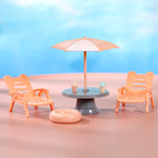 Cute and Mini 3" Silicone Doll Beach Toy Random Accessories Set Suitable for Reborn Baby🏖️
