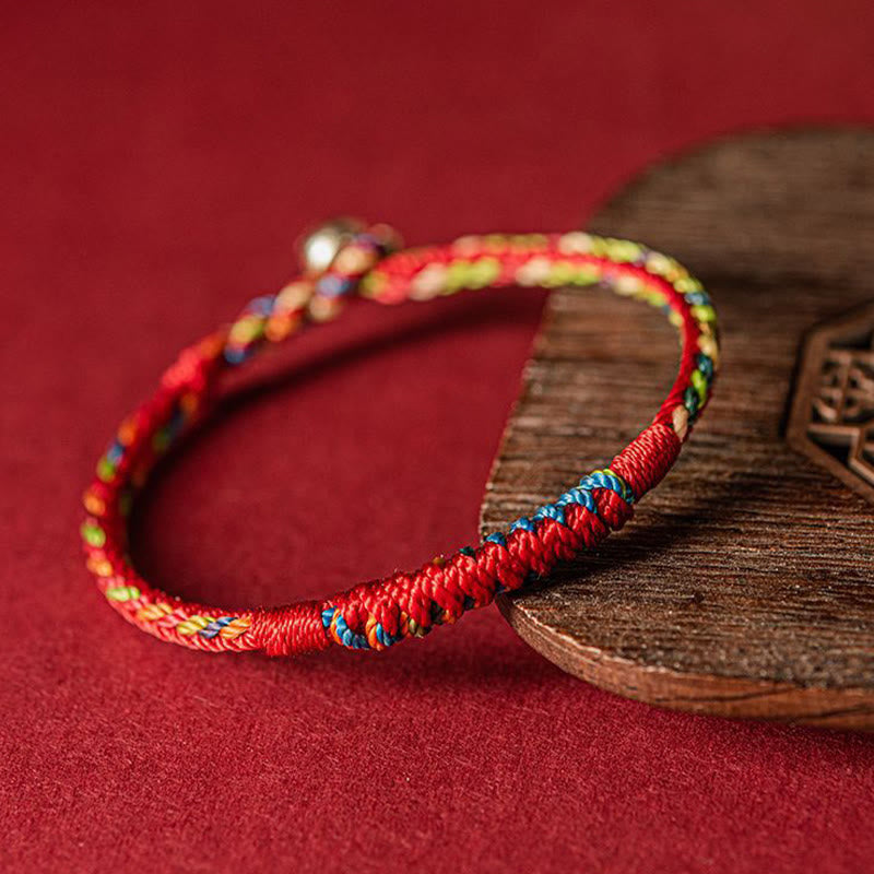 BWOOOH Handmade Five Color Thread Protection Bracelet