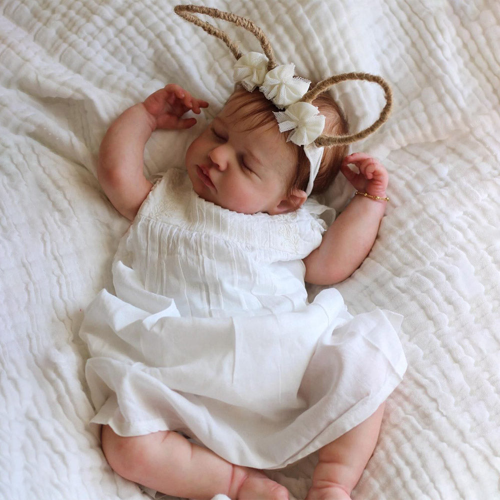 [Heartbeat💖 & Sound🔊][Kids Special Offer] 20" Real Lifelike Dide, Realistic Soft Silicone Vinyl Newborn Baby Girl Doll