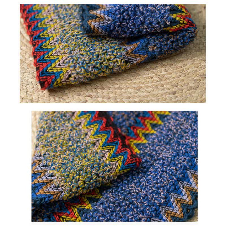 BWOOOH Tibetan Shawl Soft Warm Knitting Cloak Winter Tibe