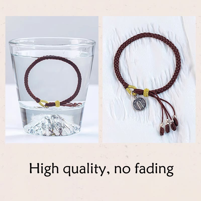BWOOOH Handmade 925 Sterling Silver Five Directions Gods of Wealth Luck Protection Stri | spiritual healing bracelet