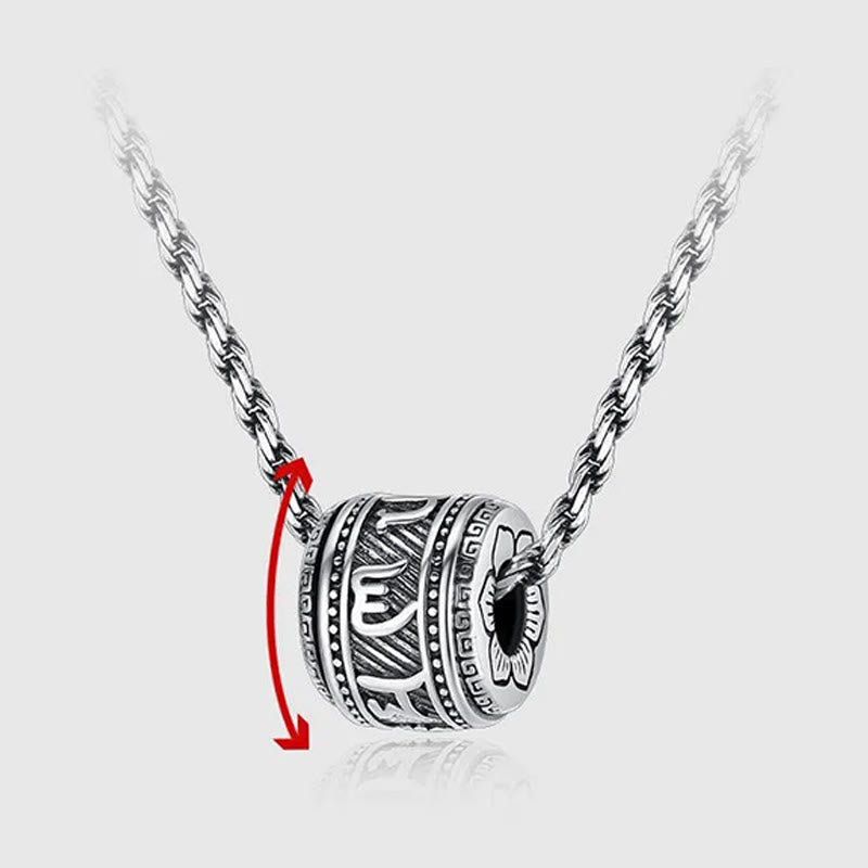 BWOOOH Tibet Om Mani Padme Hum Protection Necklace Pendant