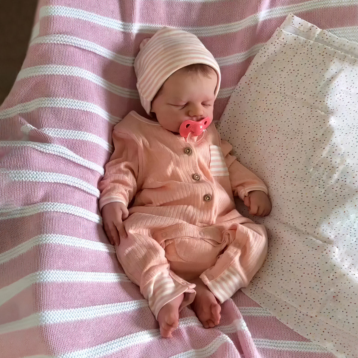 12 & 16 Inches Full Platinum Solid Silicone Newborn Baby Doll Boy and Girl Jacob and Evelyn with Flexible Limbs & Adorable Chubby Face