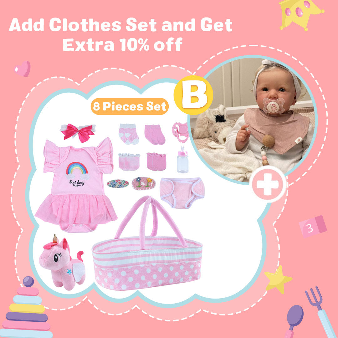 [Kids Gifts 2024] [Heartbeat💖 & Sound🔊] 20" Lifelike Reborn Girl Baby Doll Named Piliya With Blonde Hair, Gifts For Kids