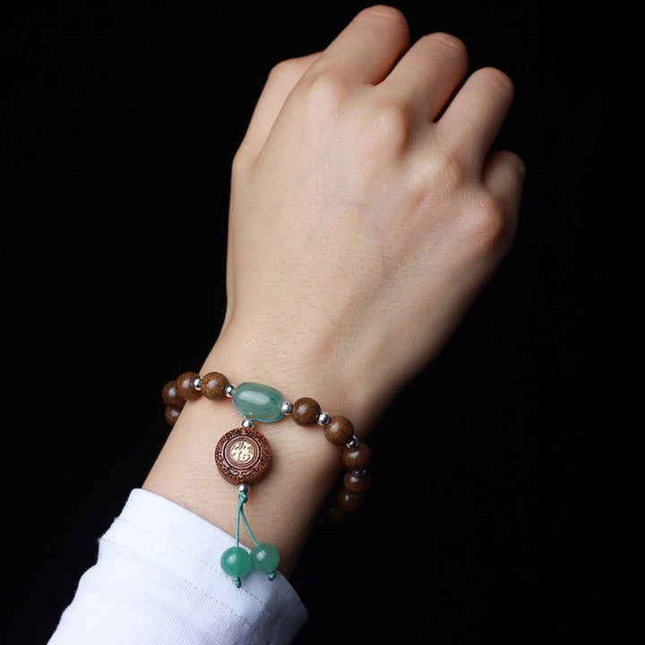 BWOOOH Abelia Biflora Wood Happiness Protection Bracelet