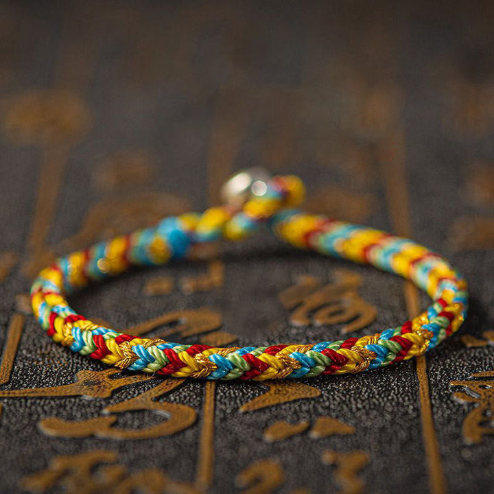 BWOOOH "May you be good fortune and success" Lucky Multicolored Bracelet
