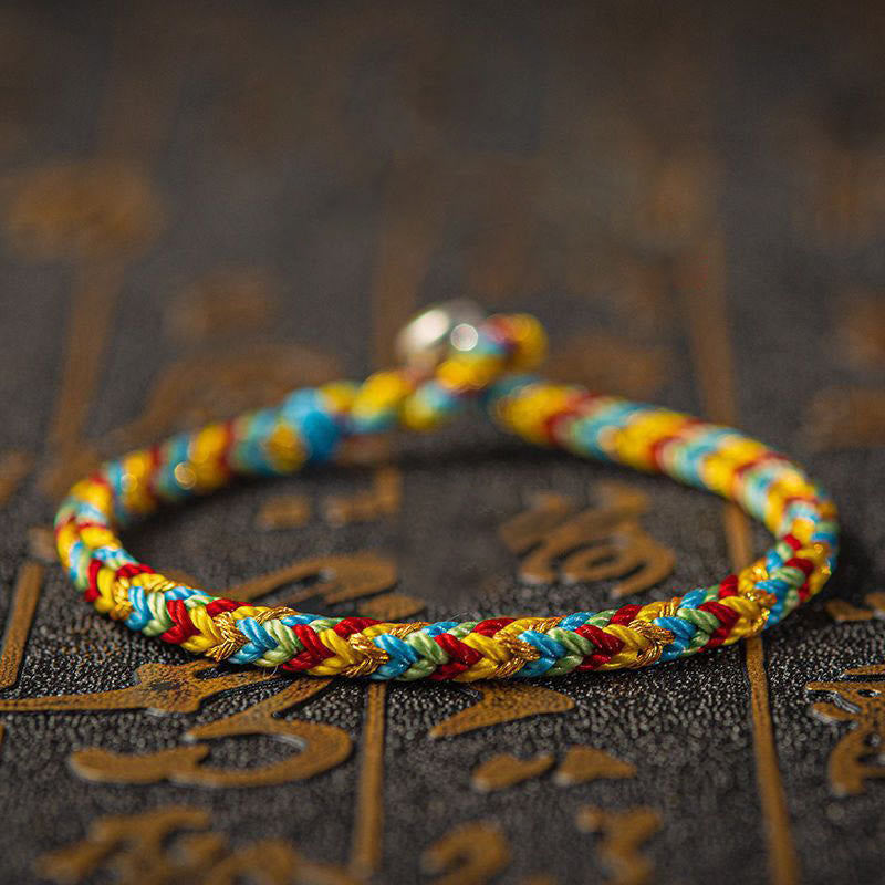 BWOOOH "May you be good fortune and success" Lucky Multicolored Bracelet