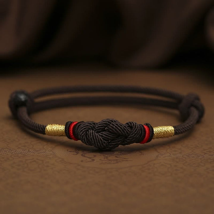 BWOOOH Red String Jade Luck Fortune Knot Braided String Bracelet
