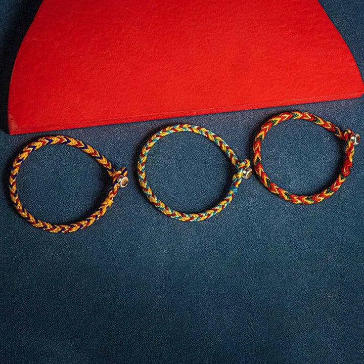 BWOOOH "May you be safe and sound all year round" Lucky Multicolored Bracelet
