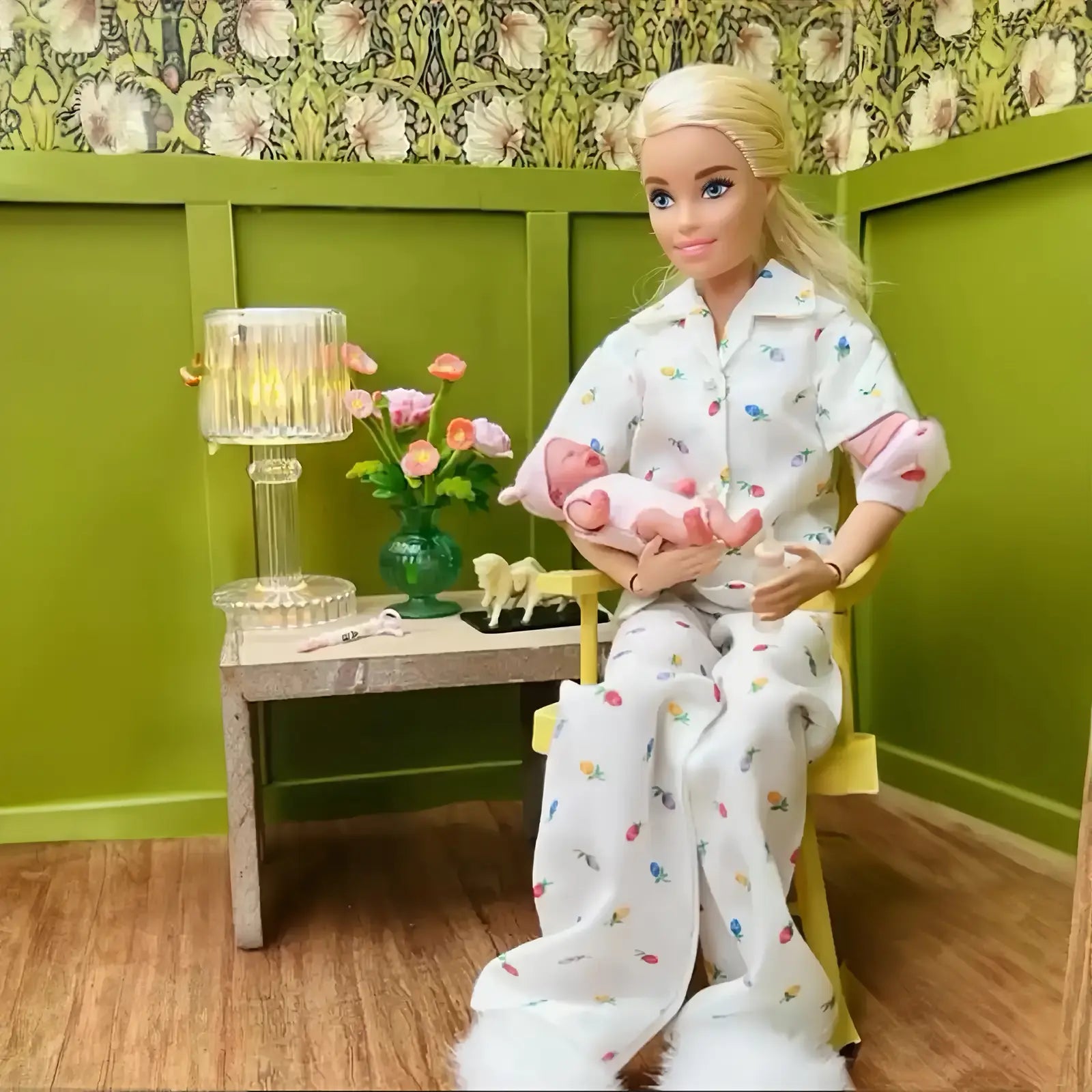 3 Inches Mini Adorable Baby Girl Doll Full Body Silicone Extremely Flexible Doll