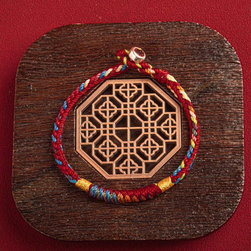 BWOOOH "May You Be Safe And Lucky In The Year Ahead" Multicolored Bracelet