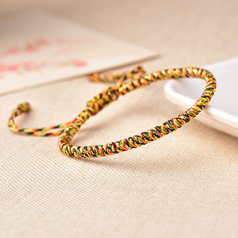 BWOOOH Tibetan Lucky 3 Combination Sets Red String Bracelet