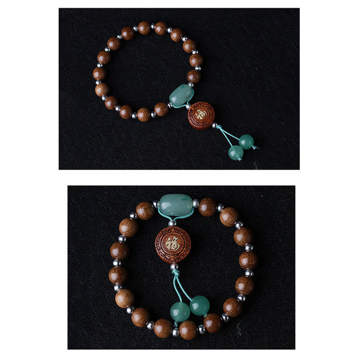 BWOOOH Abelia Biflora Wood Happiness Protection Bracelet