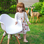 32-inch All-Silicone Rebirth Doll - Cute Emma Style, Full Body Soft Silicone, Movable, Water-Cleanable, Realistic Baby Companion Toy