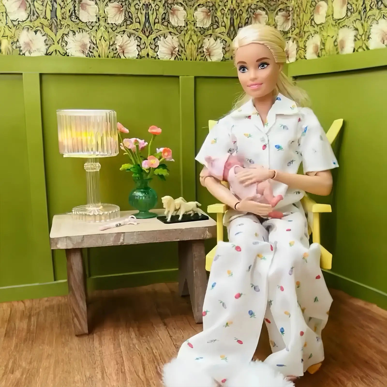 3 Inches Mini Adorable Baby Girl Doll Full Body Silicone Extremely Flexible Doll